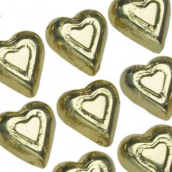 Foiled Gold Milk Hearts - Rosalind Candy Castle