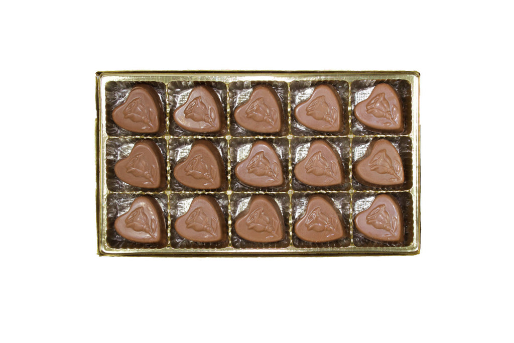 Peanut Butter Filled Hearts - Rosalind Candy Castle