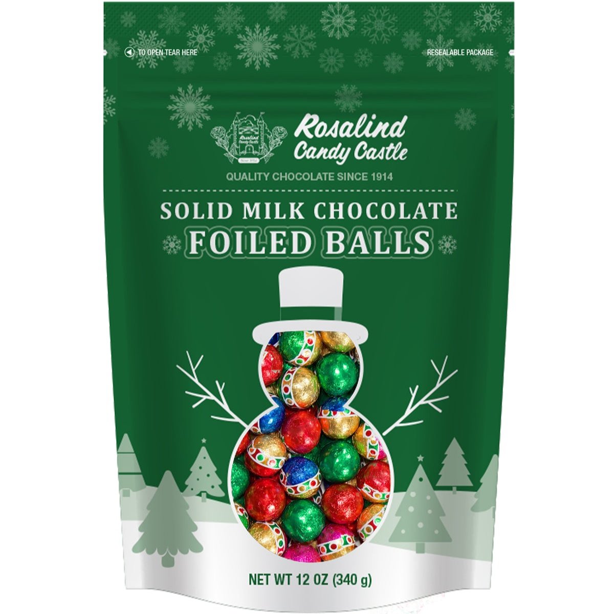 Foiled Chocolate Balls - Rosalind Candy Castle