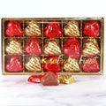 chocolate hearts bite size foiled